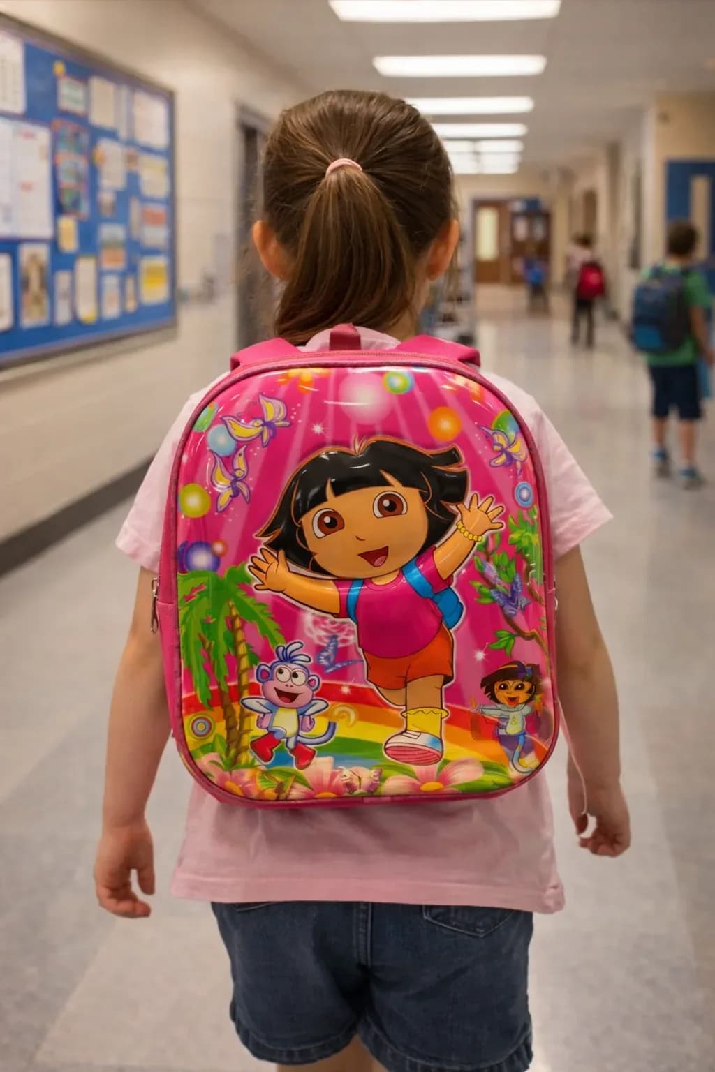 Dora Adventure Kids Backpack – Pink School Bag