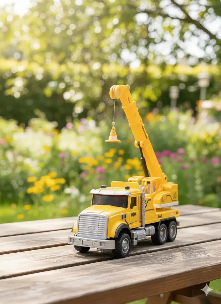City Builder Series: Heavy-Duty Hydraulic Crane Truck
