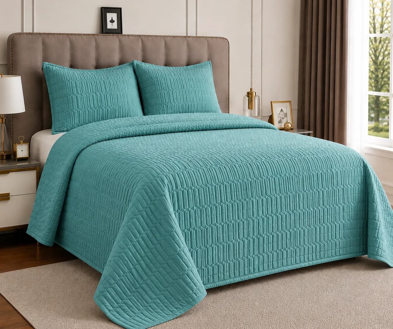 Luxury Textured Bed Cover Set – 2M x 2M