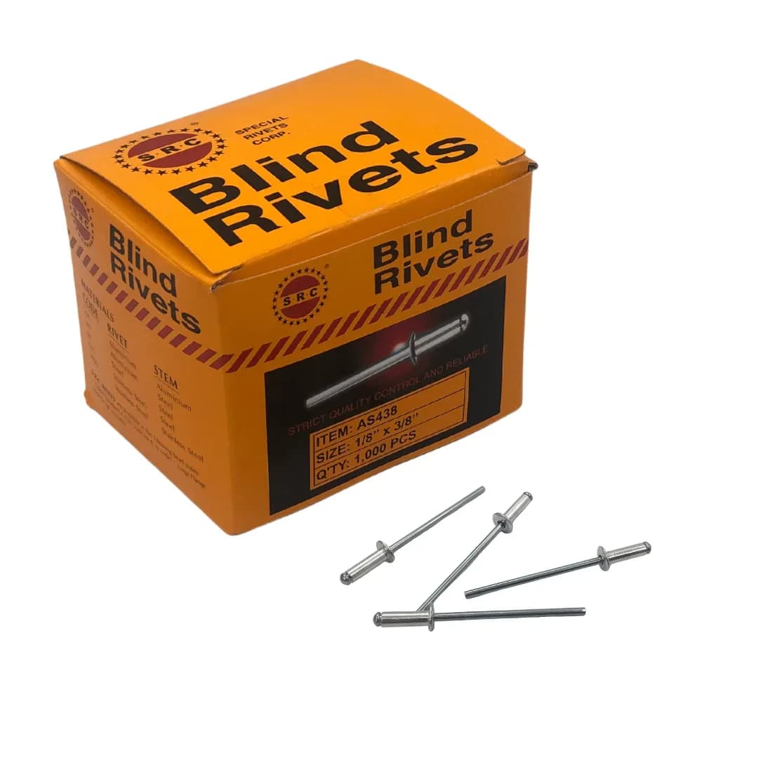 Aluminum Blind Rivets (Pop Rivets) – Industrial Fastening Rivets Box