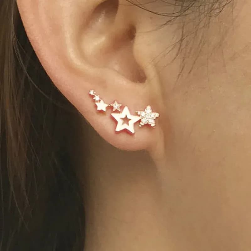 Star-shaped Earrings