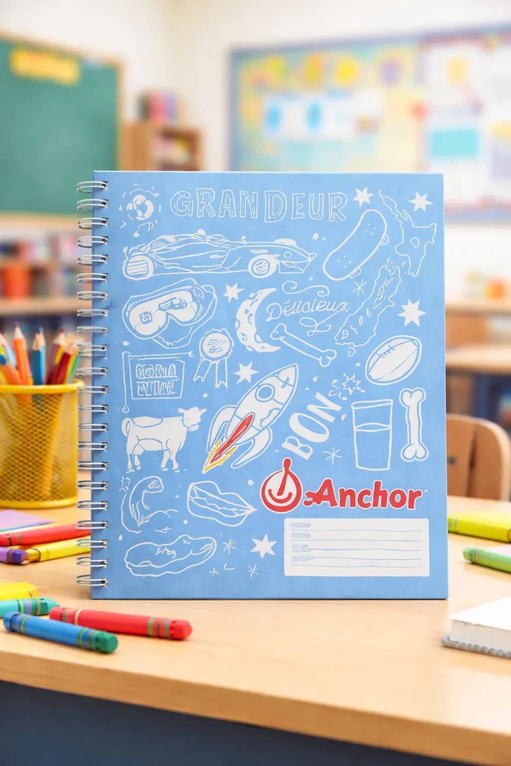 Anchor Grandeur Spiral Notebook