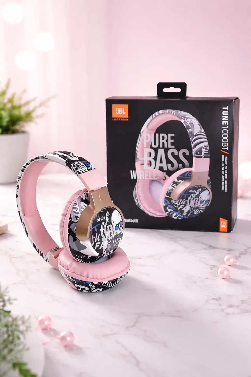 JBL Tune 1000BT Pure Bass Wireless Bluetooth Headphones
