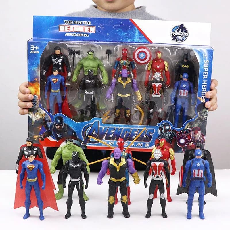 Set of 10 Avengers Miniatures Toys