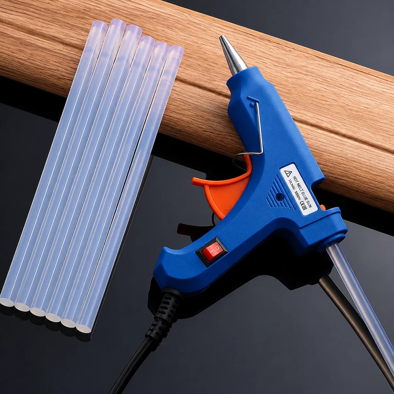 Hot Melt Glue Gun (JS-2) and Hot Glue sticks