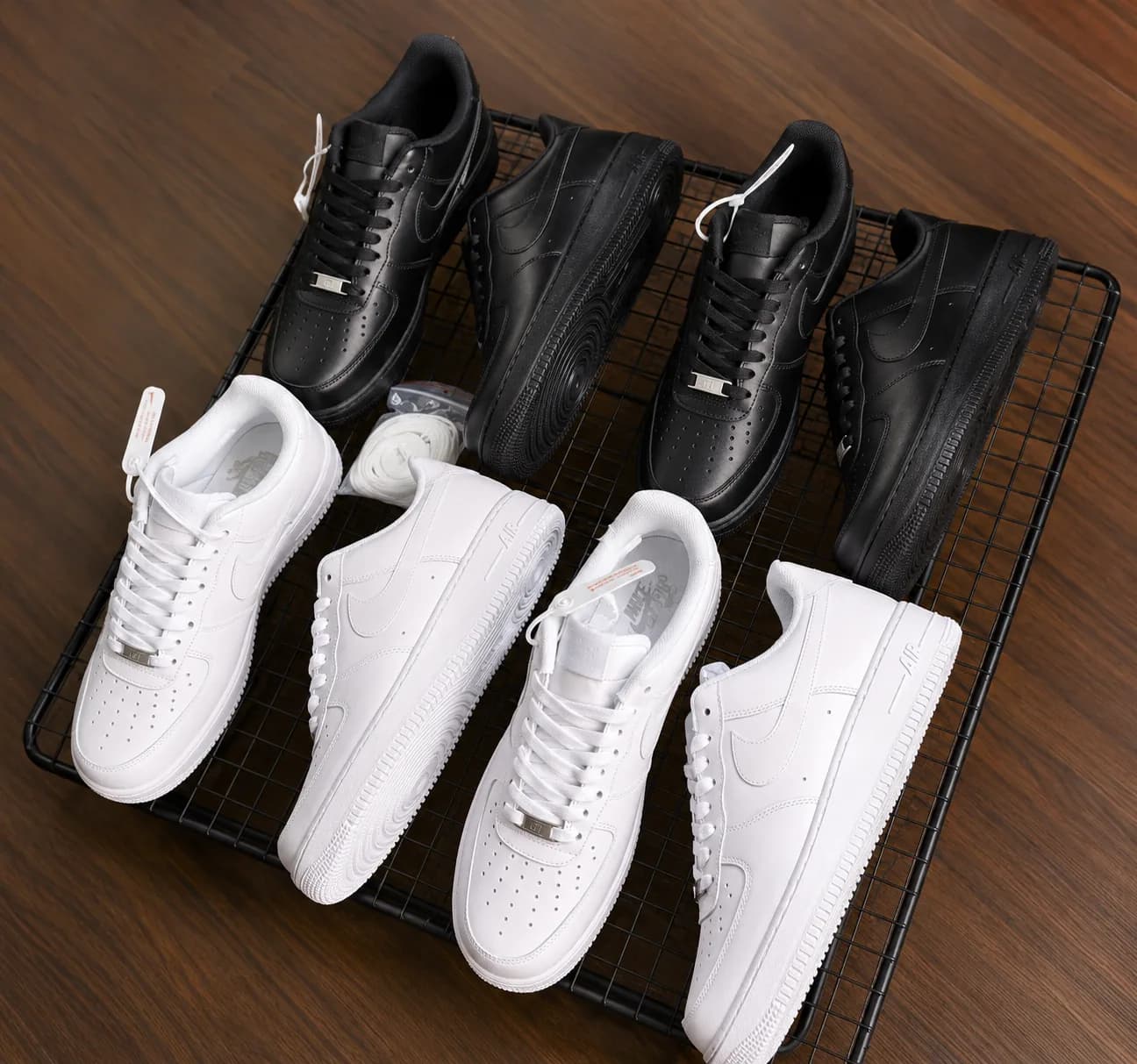 Nike Air Force 1 Classic Sneakers – Black & White