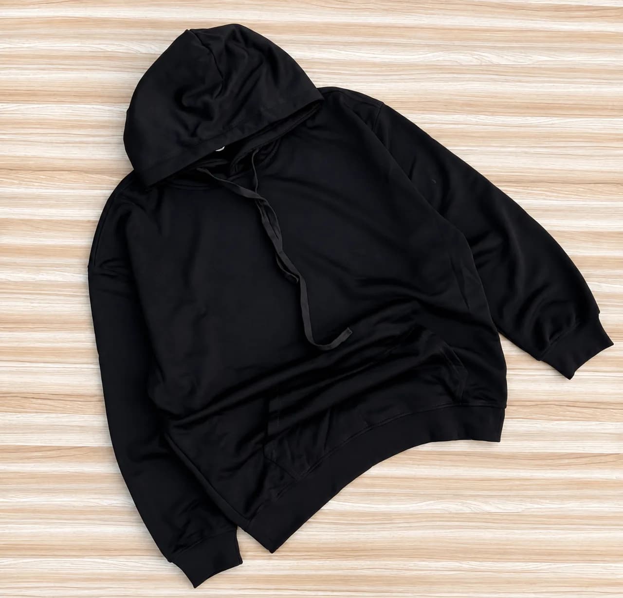 Classic Black Pullover Hoodie