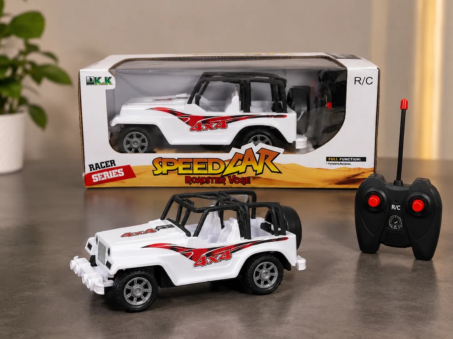 Remote Control 4x4 Off-Road Toy Jeep Car