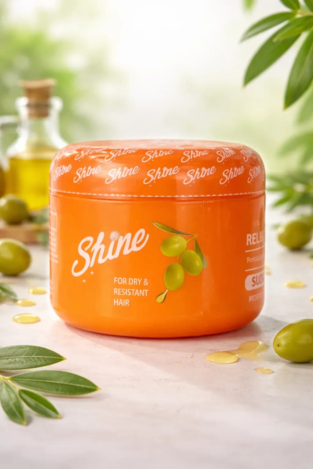 Shine Olive Hair Treatment for Dry & Resistant Hair (produit)