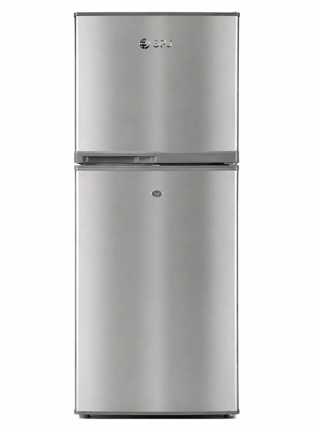 SPJ 2 Door Top Freezer Refrigerator Silver