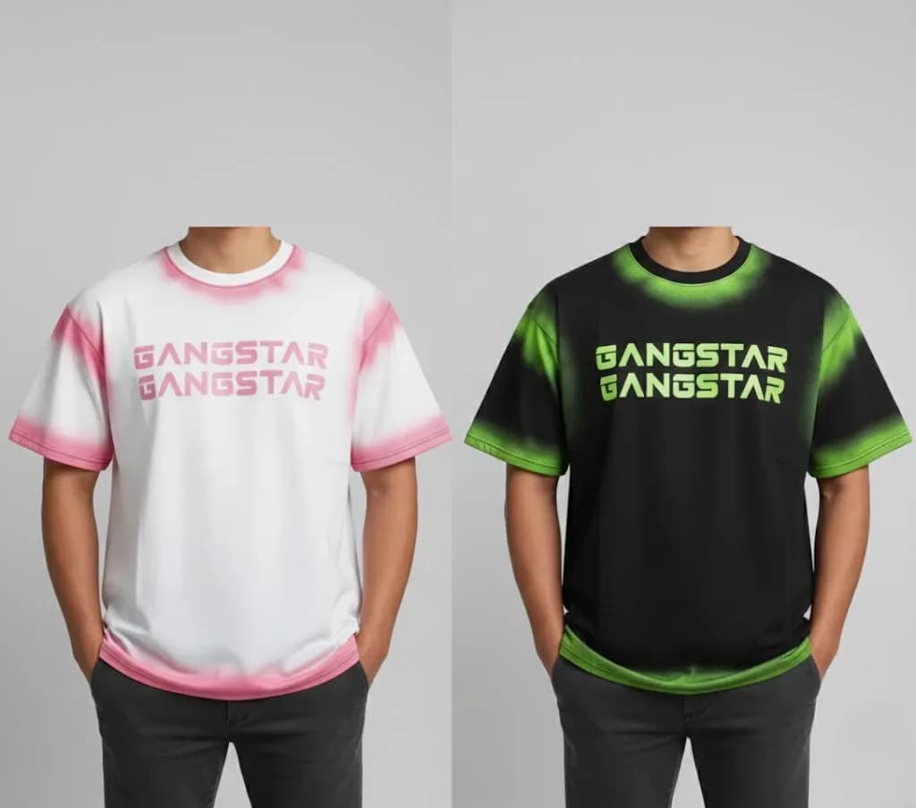 Heavyweight, oversized streetwear t-shirt