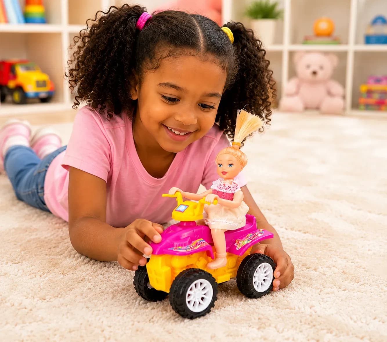 Kids Doll ATV Toy Car