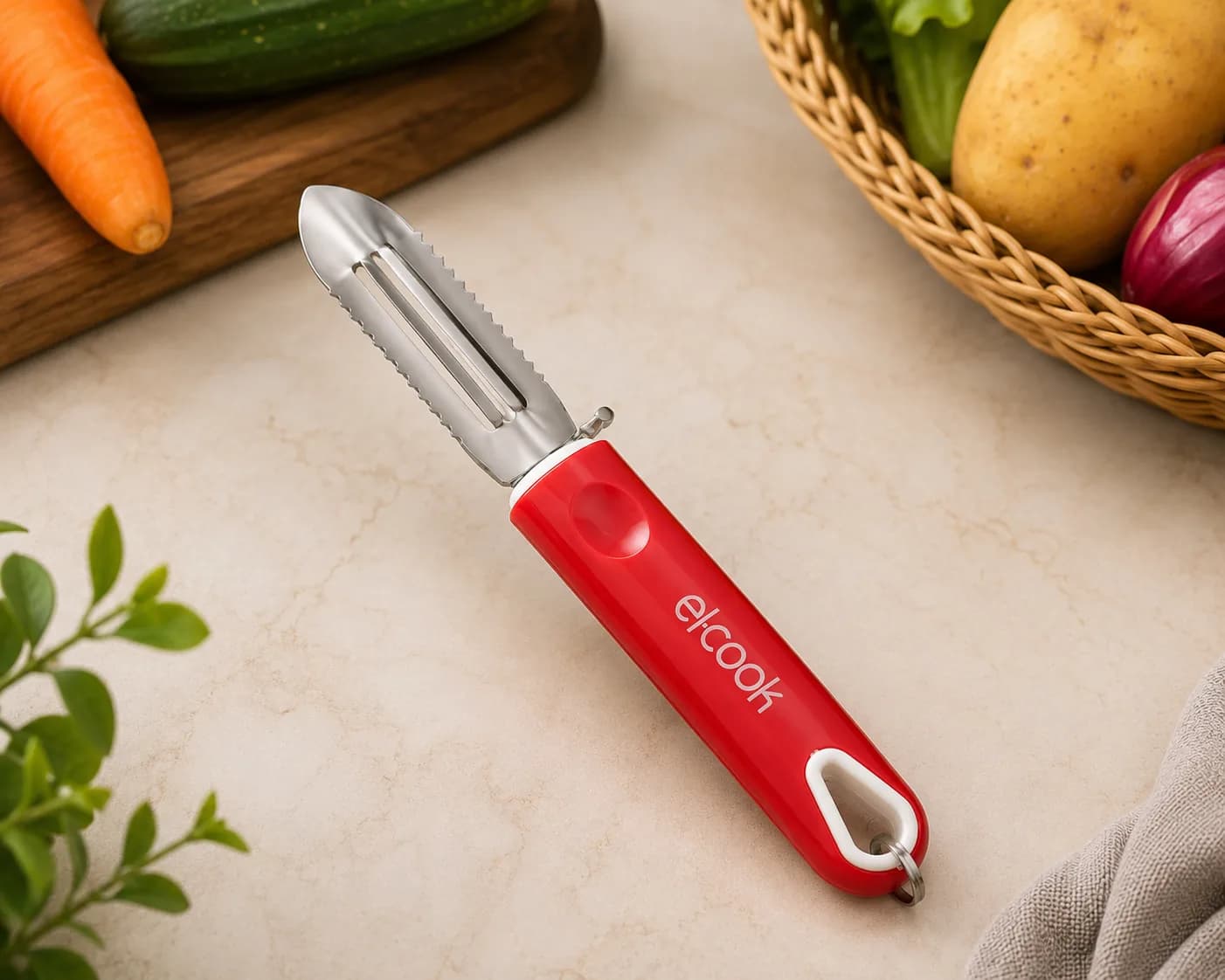 Premium Stainless Steel Vegetable Peeler with Ergonomic Handle