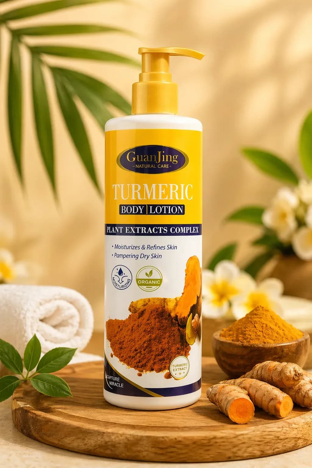 GuanJing Turmeric Body Lotion – Plant Extracts Complex