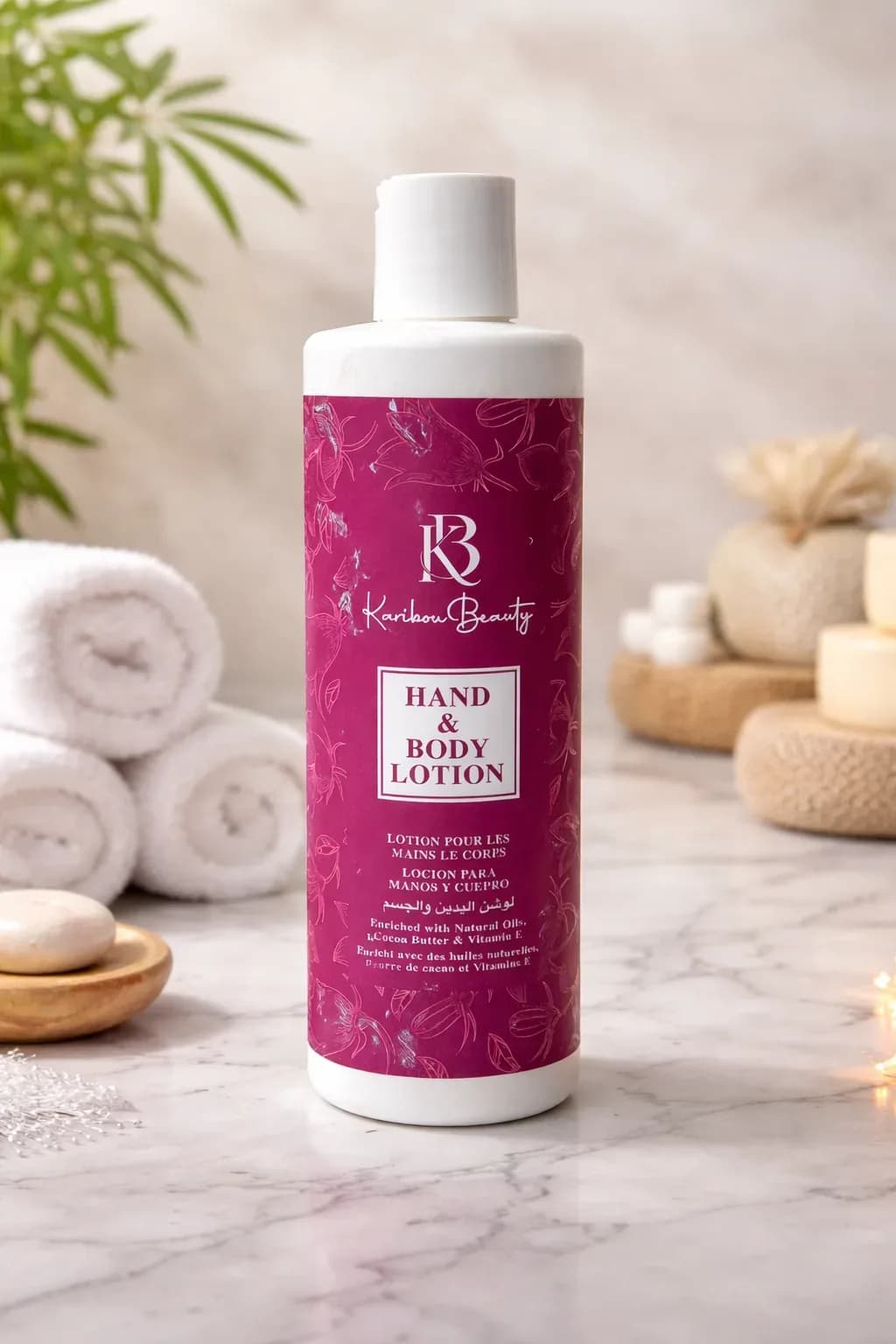 Karibou Beauty Hand & Body Lotion – Cocoa Butter & Vitamin E
