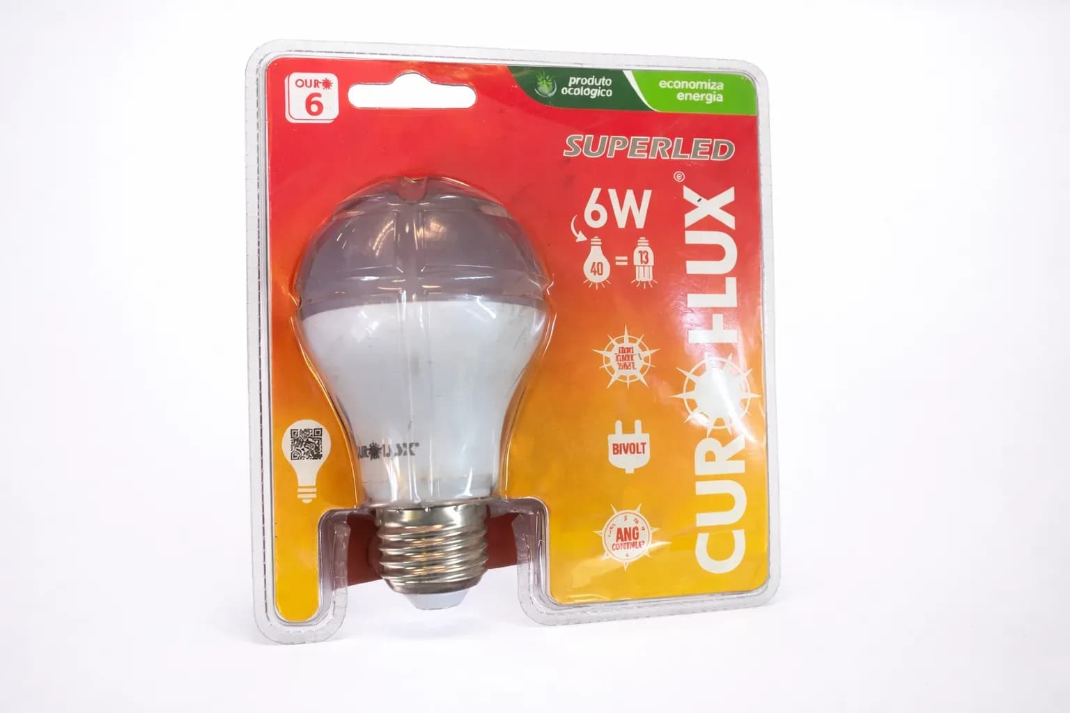 SuperLED 6W E27 LED Bulb – Cool White (Bivolt)