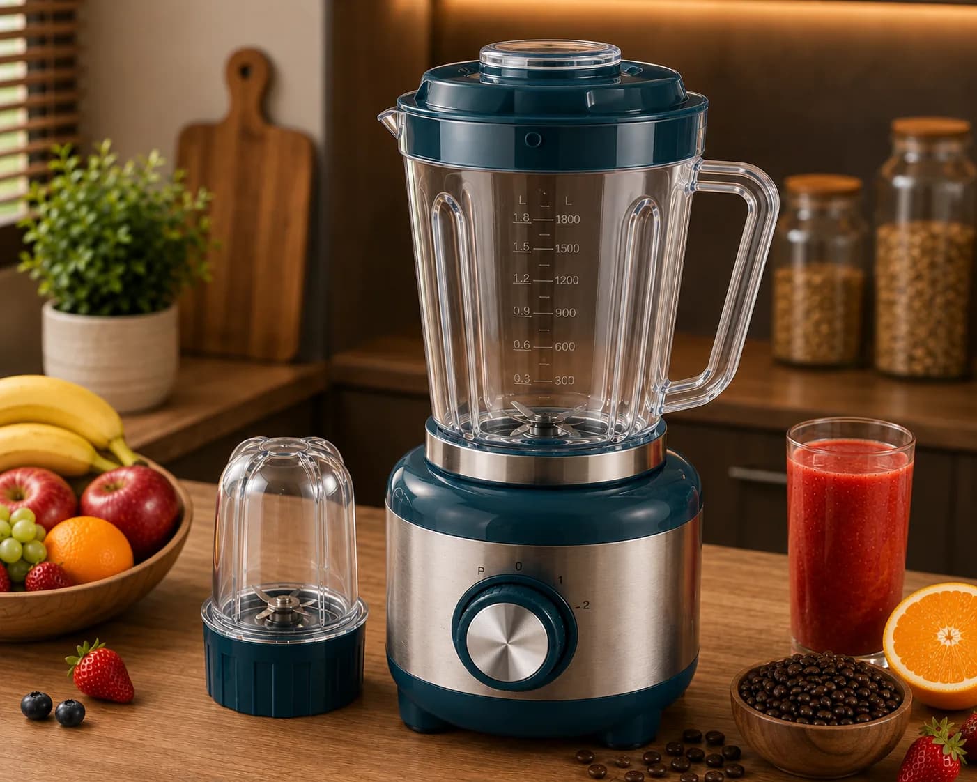 SAYONA SB-4632 2-in-1 Unbreakable Blender & Mill