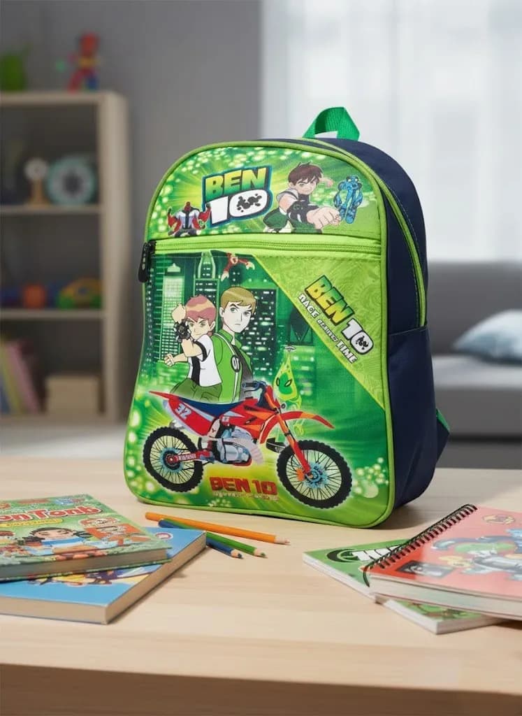Ben 10 Kids School Backpack - Isakoshi y’Ishuri y’Abana Ben 10