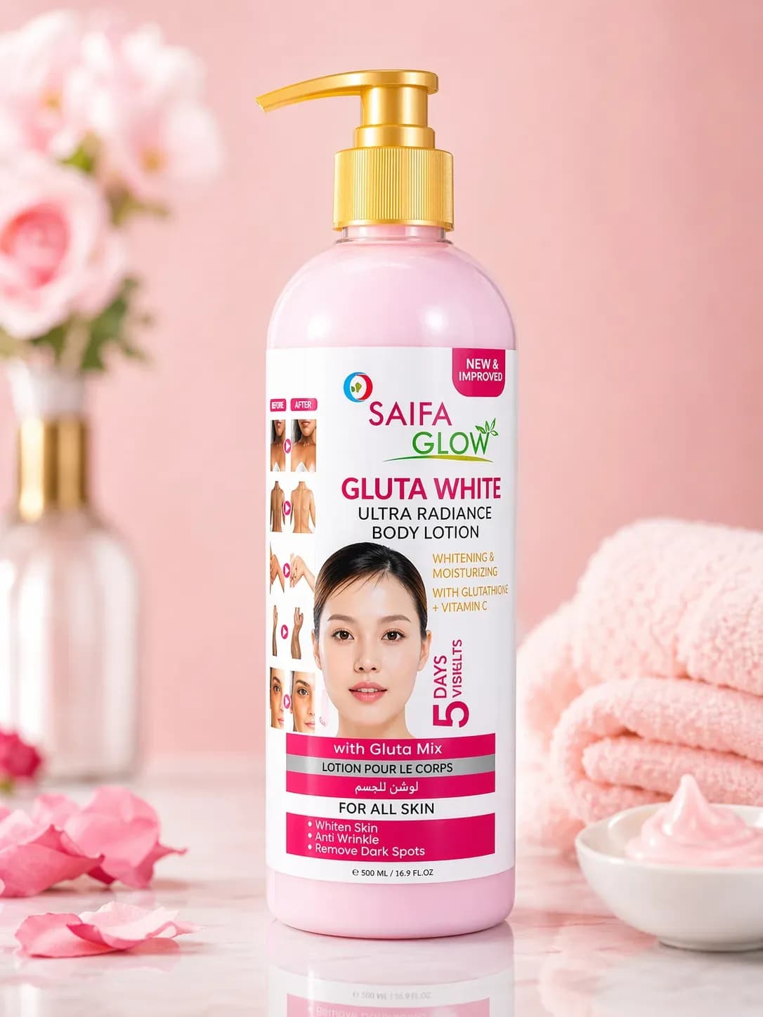 Saifa Gluta Glow Ultra Radiance Body Lotion