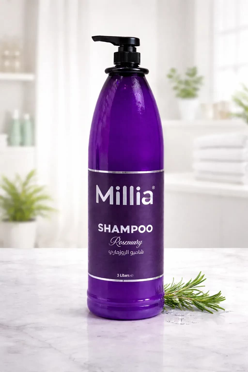 Millia Rosemary Nourishing Shampoo – 3 Liters