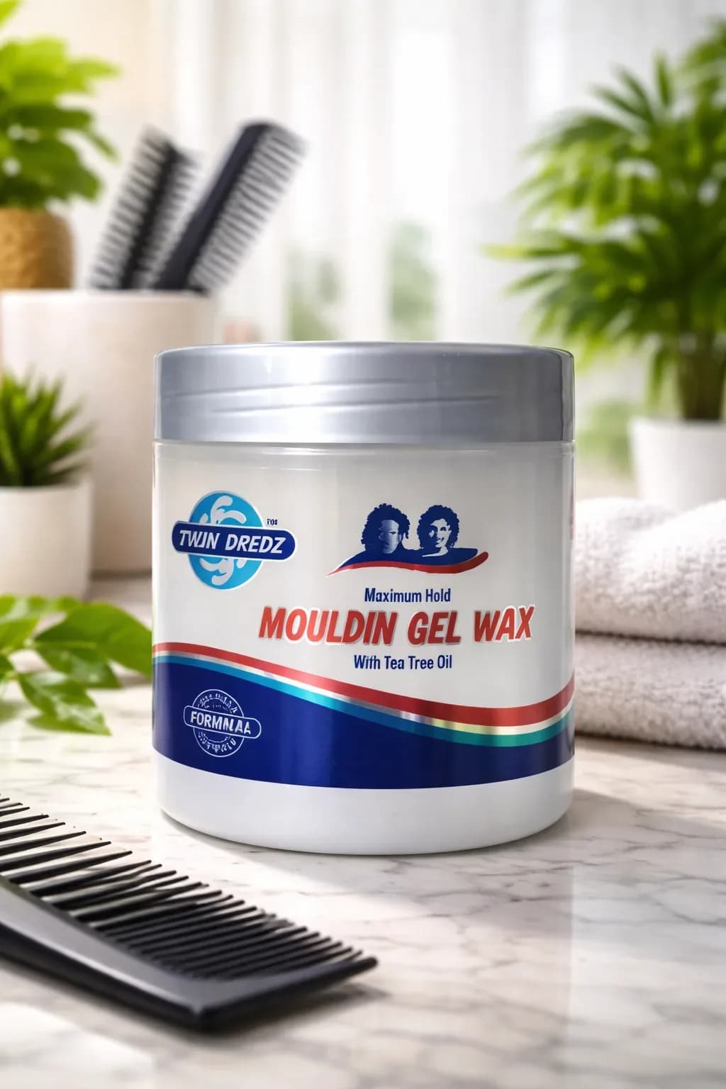 Twin Dredz Moulding Gel Wax – Maximum Hold with Tea Tree Oil