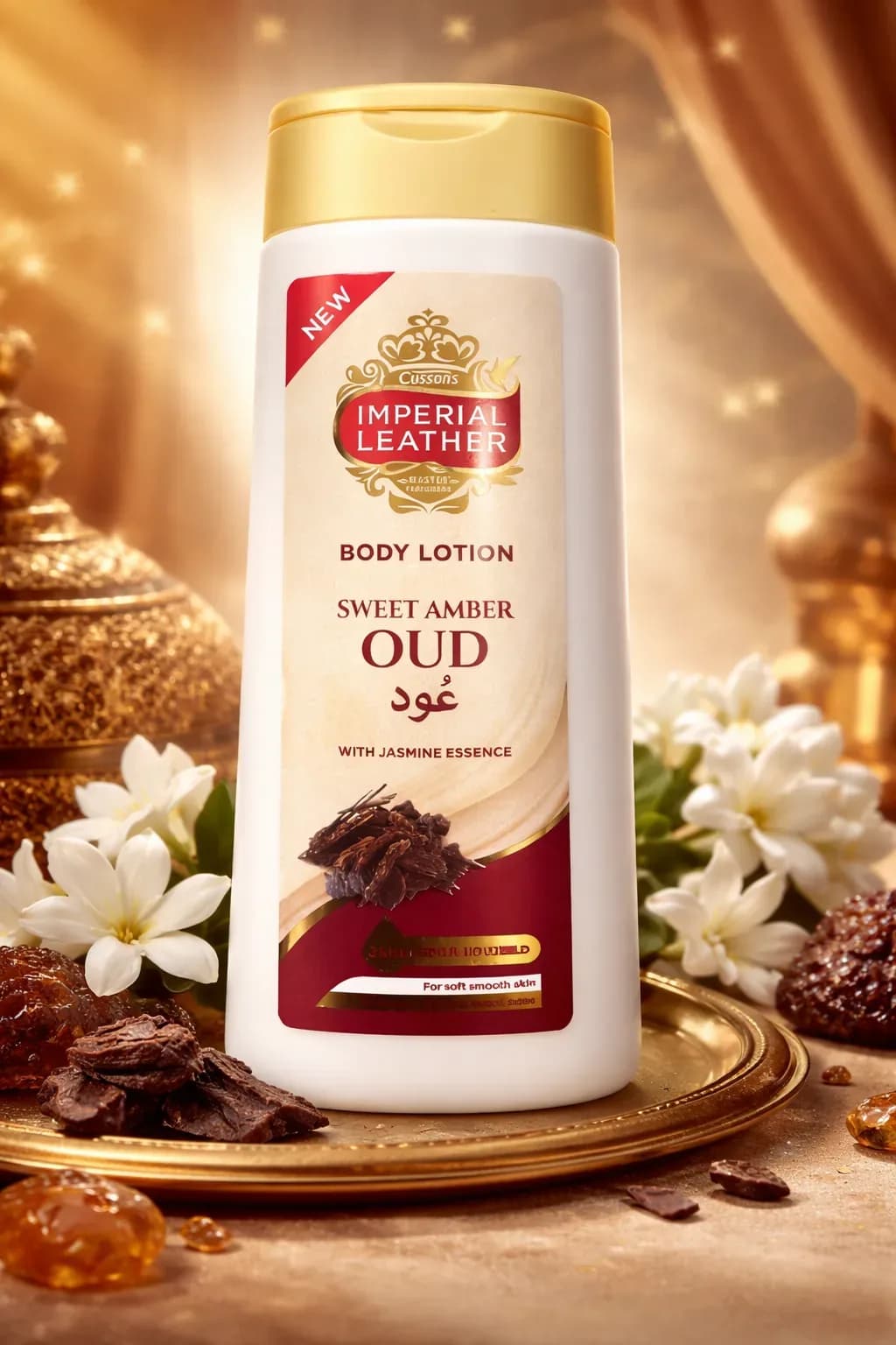 Cussons Imperial Leather Sweet Amber Oud Body Lotion (With Jasmine Essence)