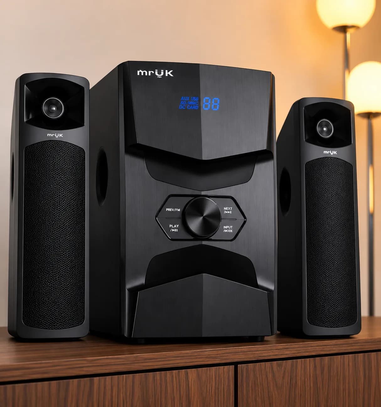 MrUK Multimedia 2.1 Speaker System
