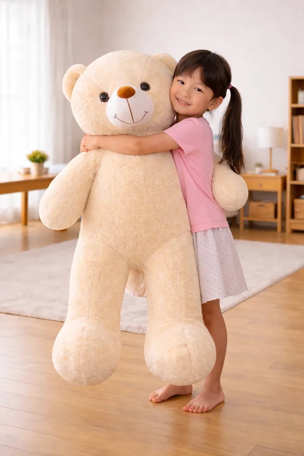 Cream Plush Teddy Bear