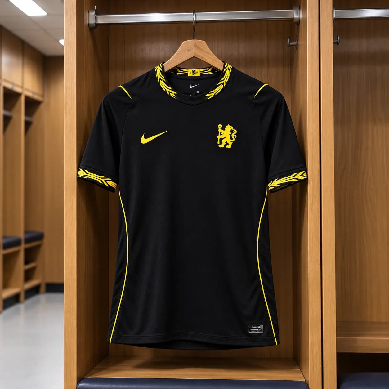Chelsea FC Black Players Version Football Jersey