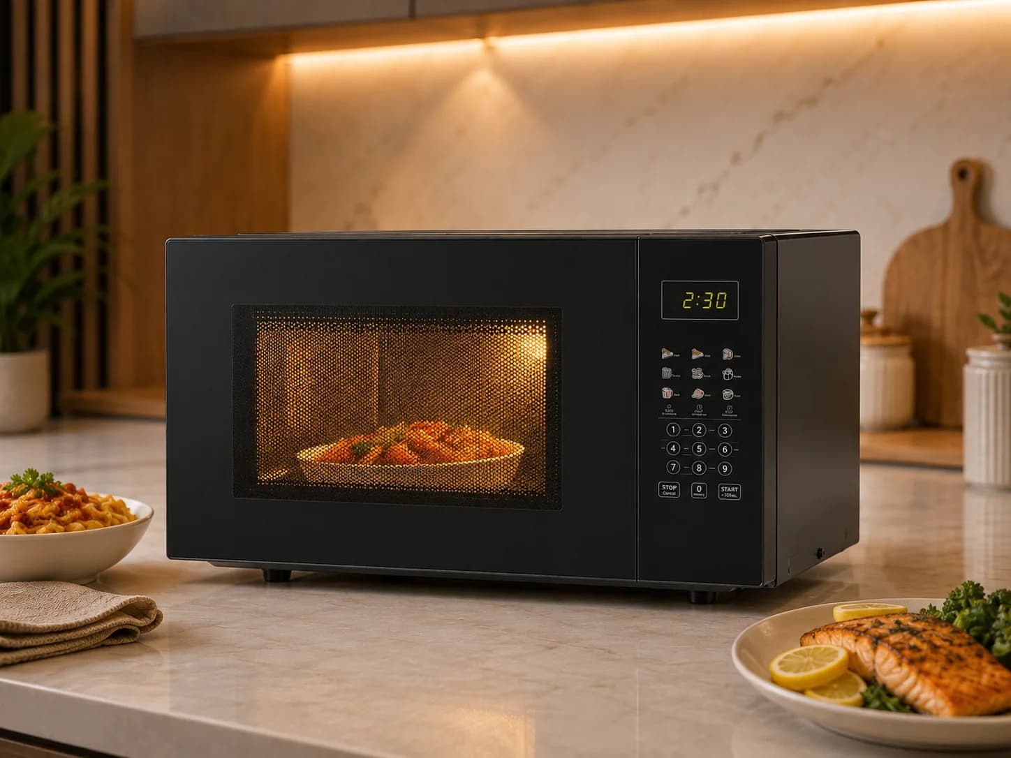 SAYONAPPS 25-Liter Digital Microwave Oven – SMO-2494
