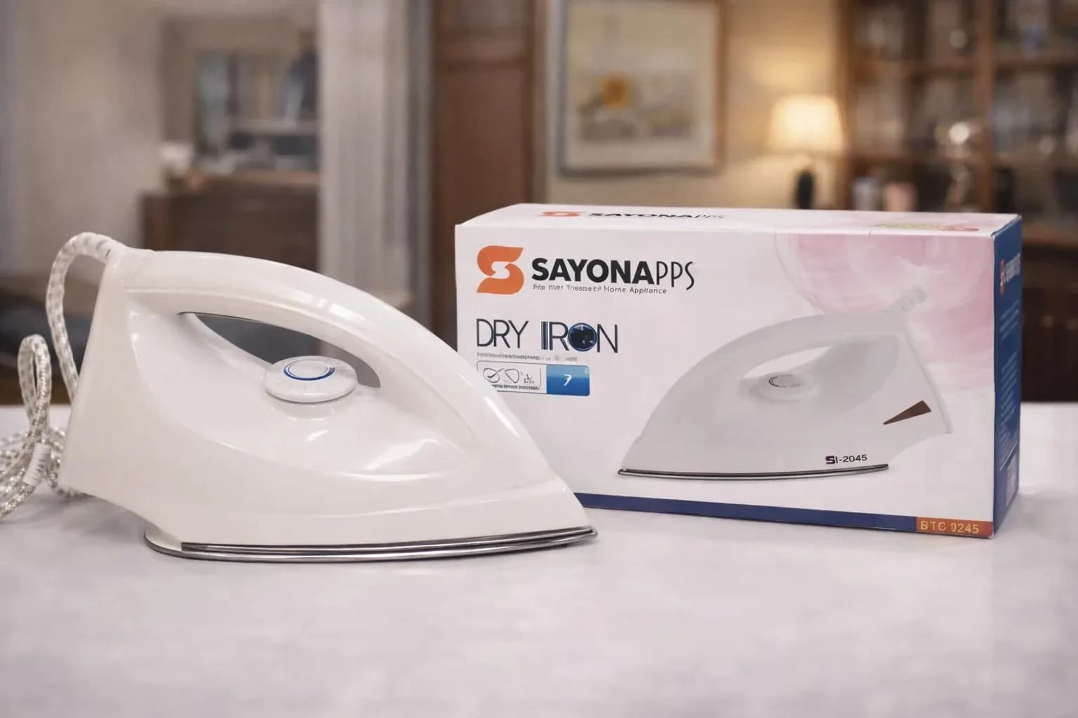 Sayona SI-2084 Dry Iron – 1200W Lightweight Electric Iron