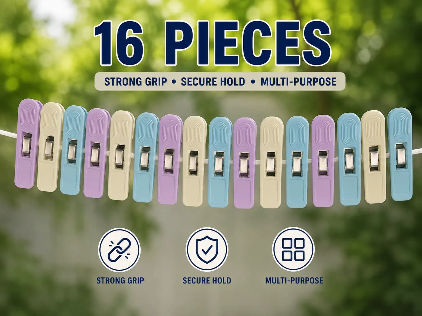 Multi-Use Drying Clips (16-Pack)