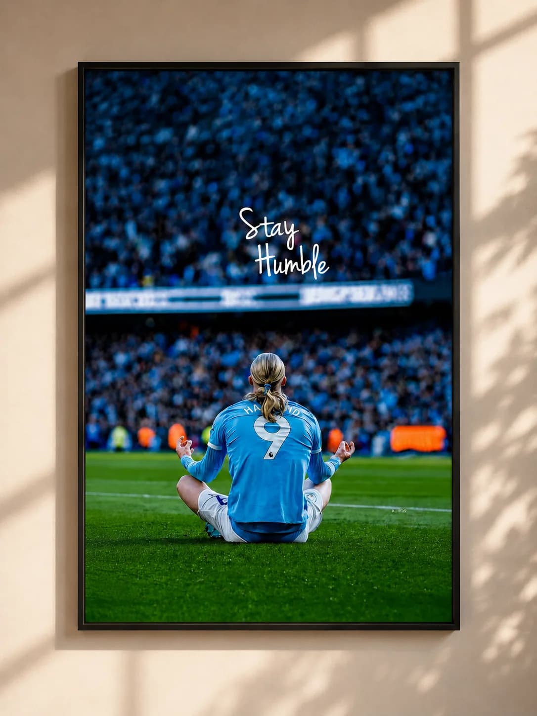 Erling Haaland “Stay Humble” Football Poster A2 & A3