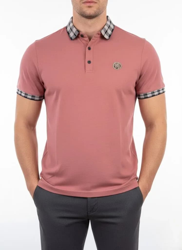 Men's short-sleeved polo shirt