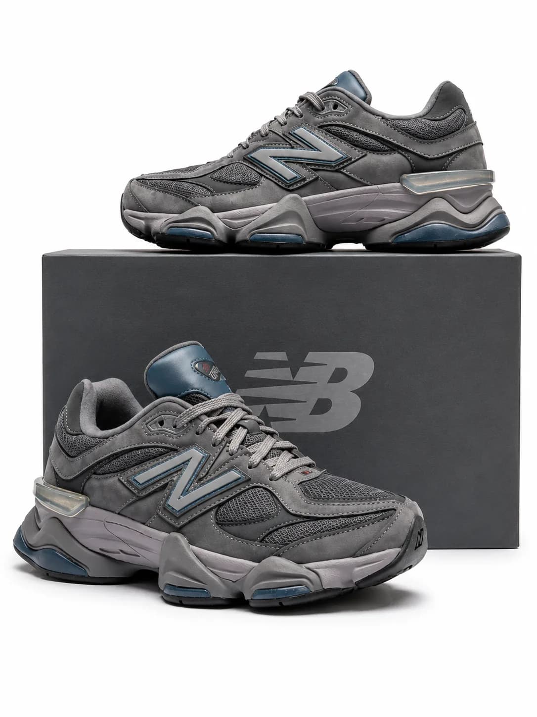 New Balance 9060 Men’s Casual Sneakers Grey & Blue