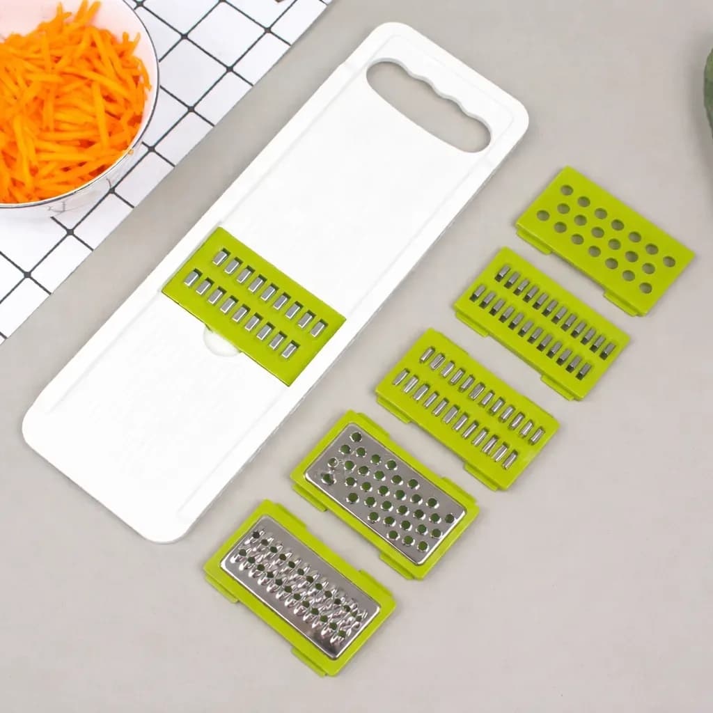 Multi-Purpose Vegetable Slicer & Grater Set (10-in-1)