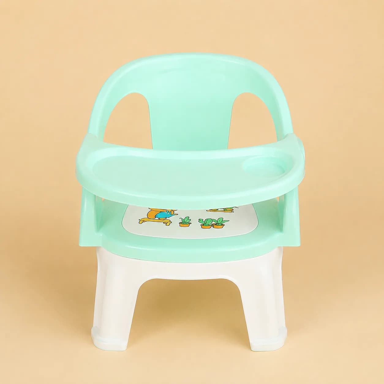 Baby Multi-Functional Feeding Chair with Detachable Tray (Mint Green)