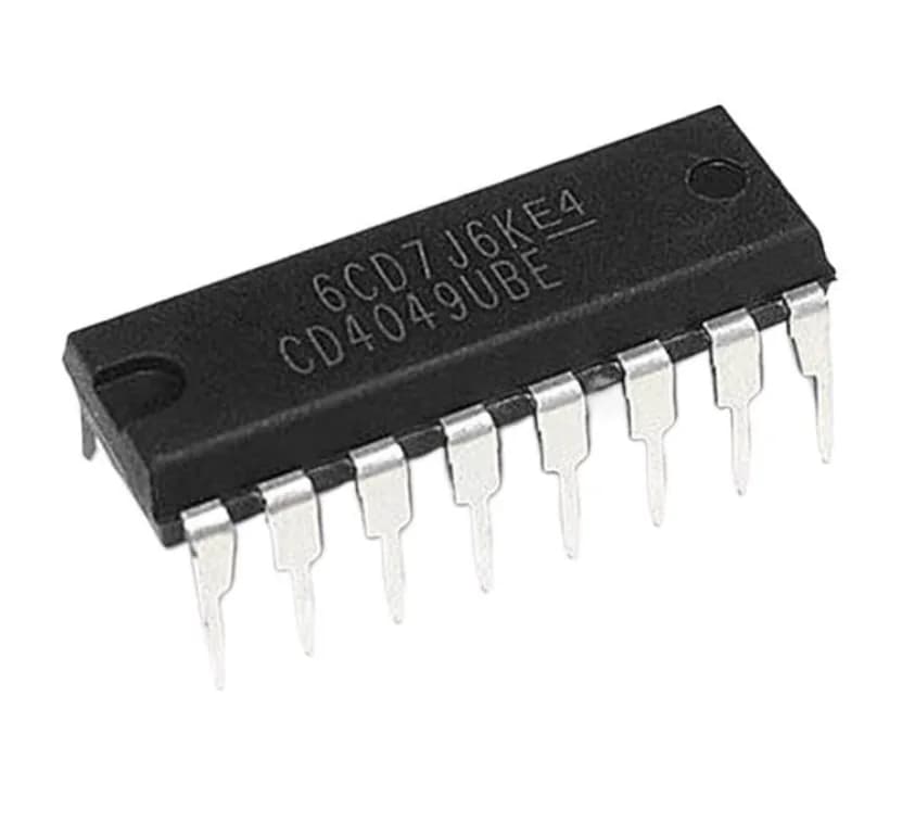 CD4049UBE CMOS Hex Buffer