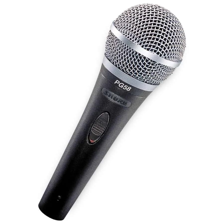 Shure PG58-LC Cardioid Dynamic Microphone