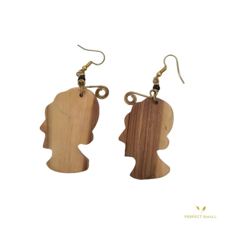 Wooden Earrings for Ladies -head