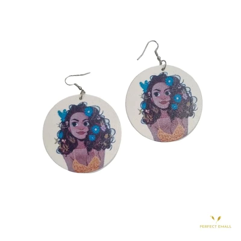 African Earrings for Ladies -girl