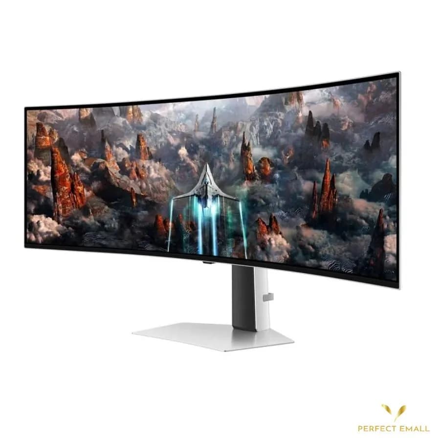 Samsung Odyssey OLED G9 G93SC – 49” Dual QHD Curved OLED Gaming Monitor, 240Hz, 0.03ms, Quantum HDR, G-SYNC/FreeSync Premium Pro