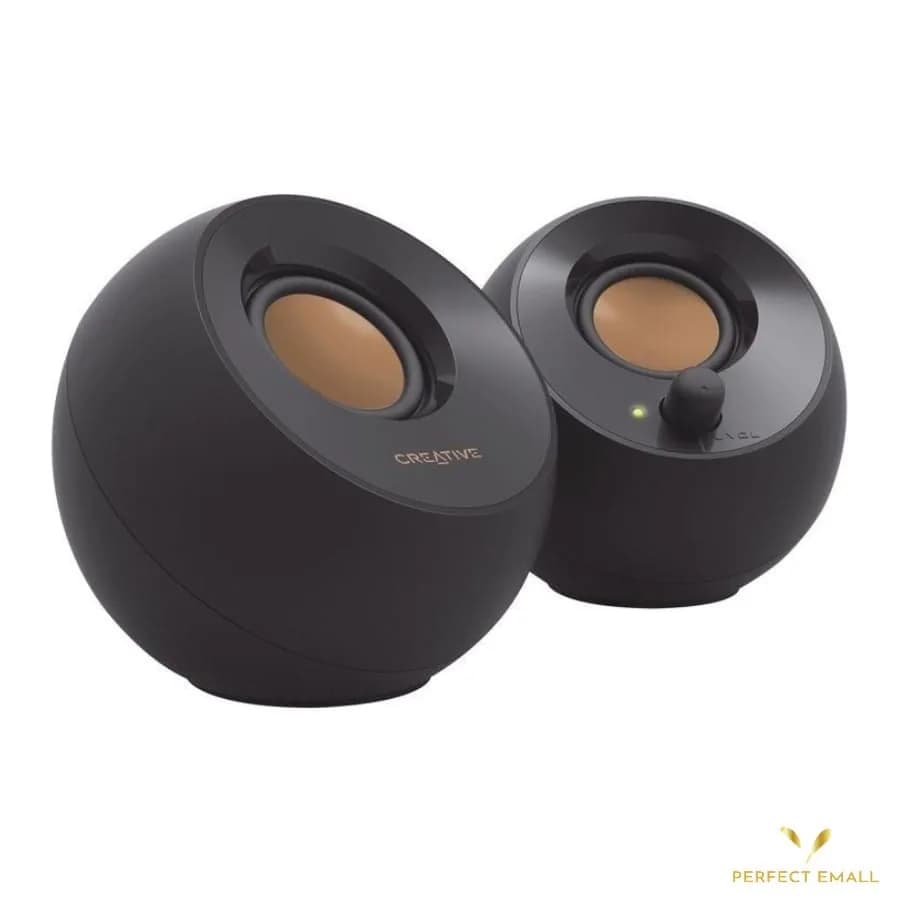 Creative Labs Pebble V2 Stereo Speakers | 8W RMS | USB-C Powered | Black