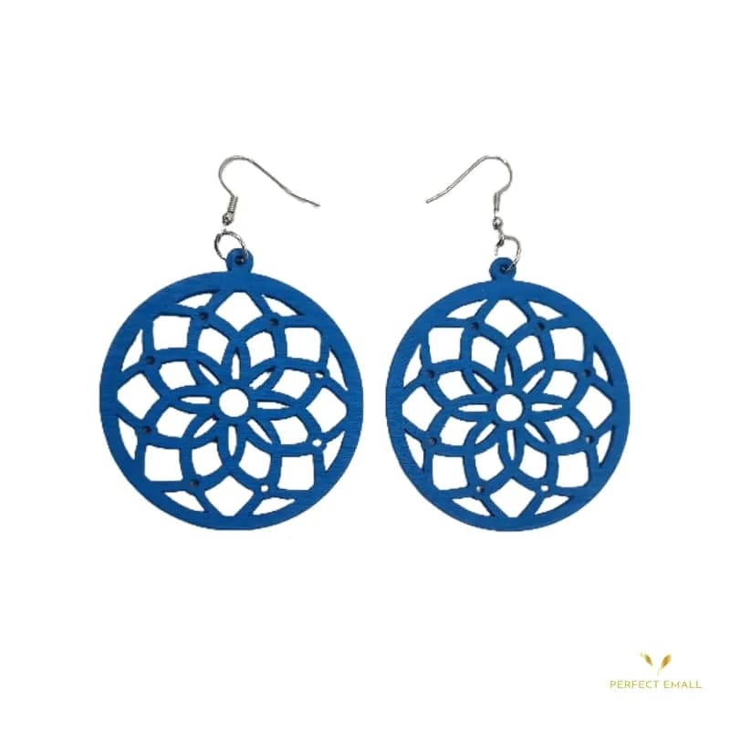 African Earrings for Ladies - Lotus