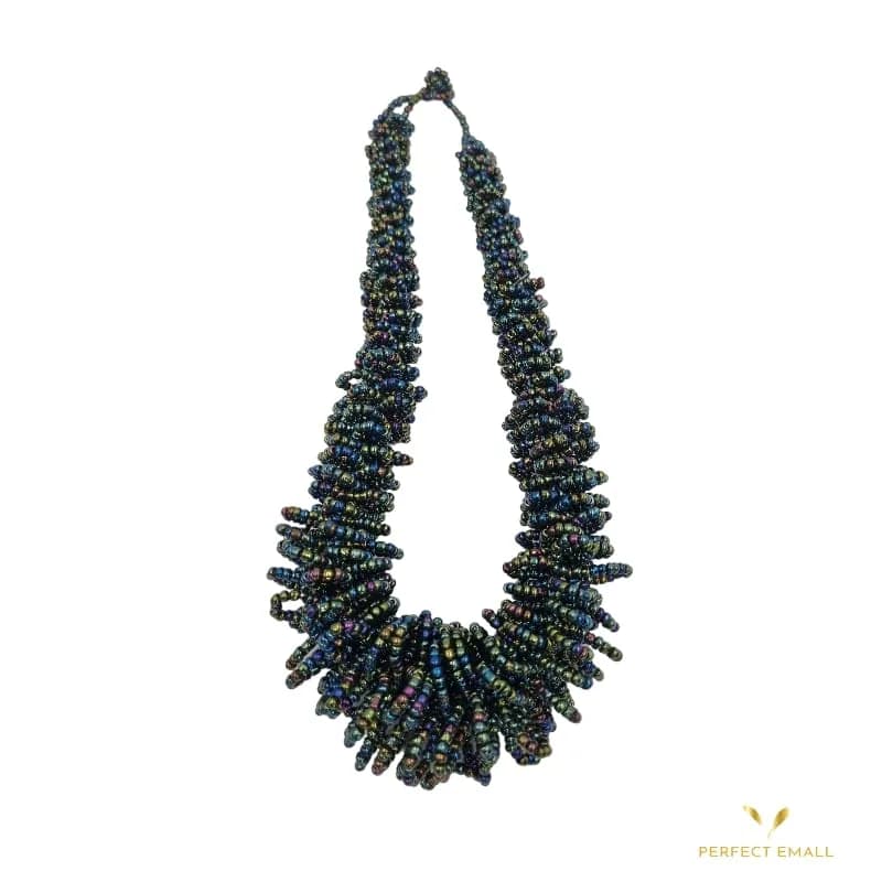 Soft Cuff Beads Necklaces for Ladies Bronze