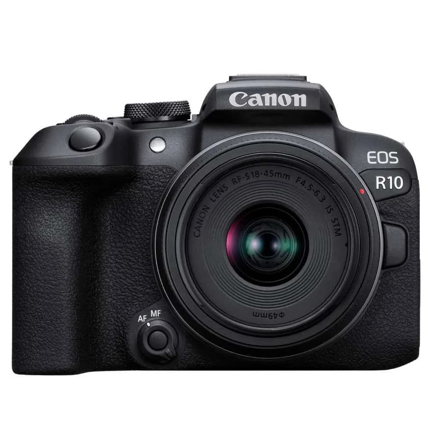 Canon EOS R10 Mirrorless Camera with RF-S 18-45mm IS STM Lens (EU26)