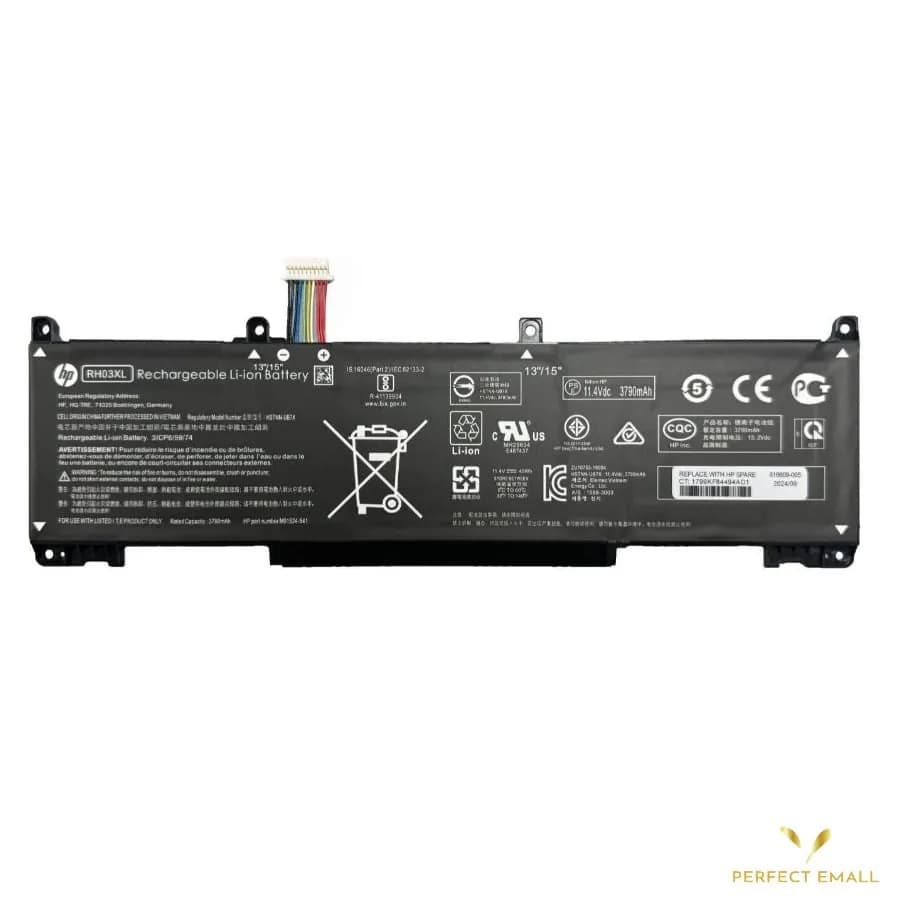HP ProBook RH03XL Laptop Battery – 3-Cell 11.4V High-Capacity Replacement