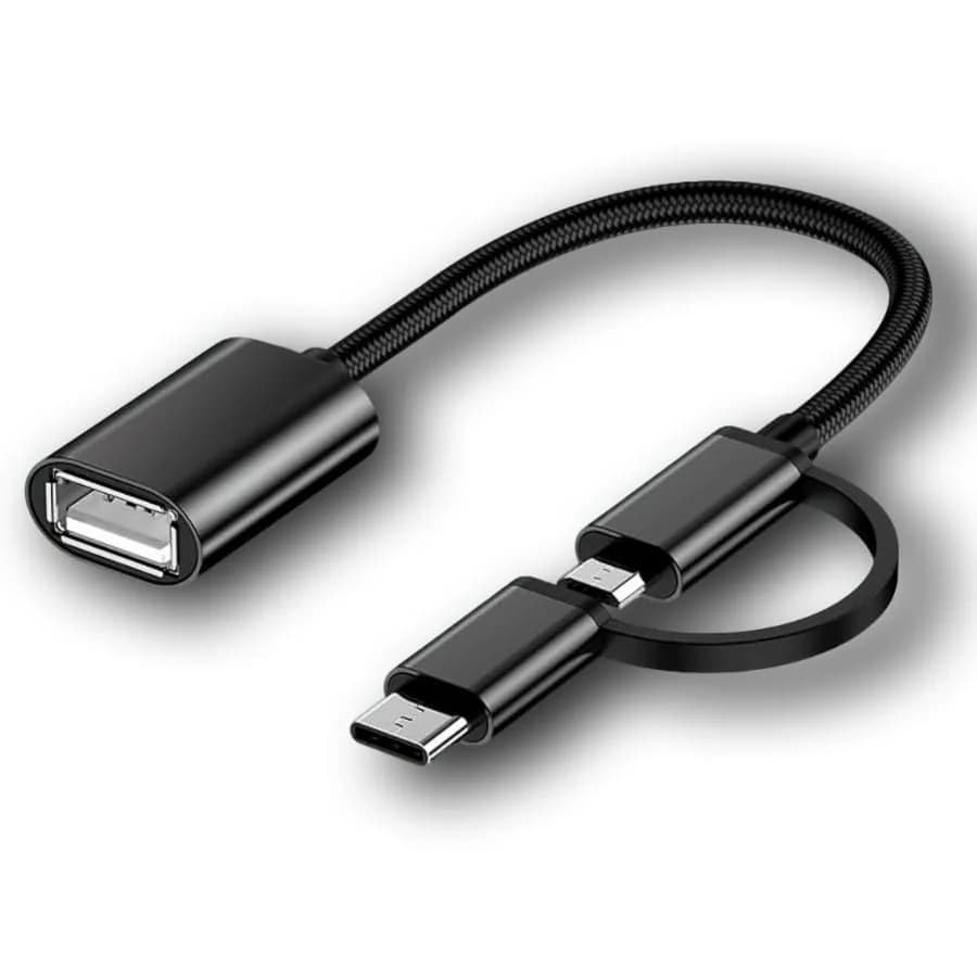 Otg Adapter Connect Kit Fast Speed USB Micro, 2-IN-1-TYPE-C-MICRO-TO-OTG-LINE