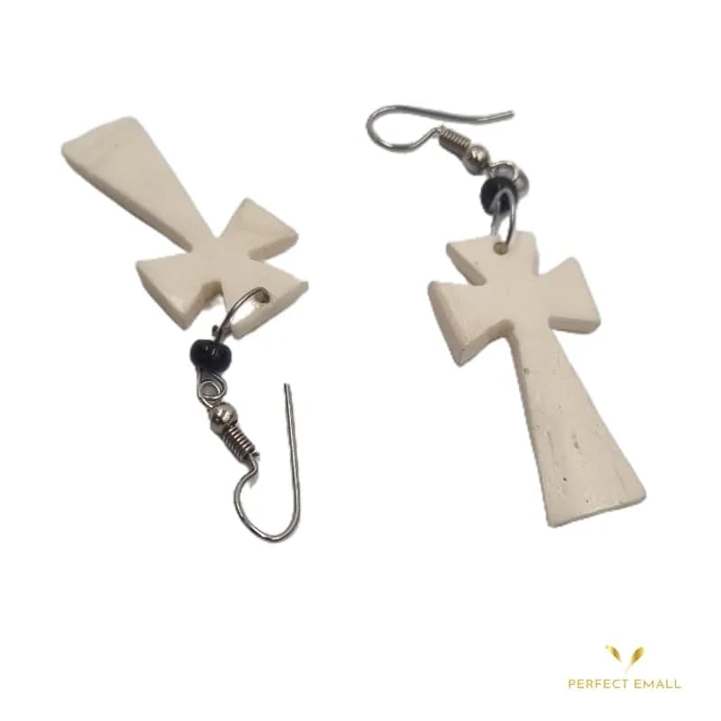 Horn Earrings – Cross