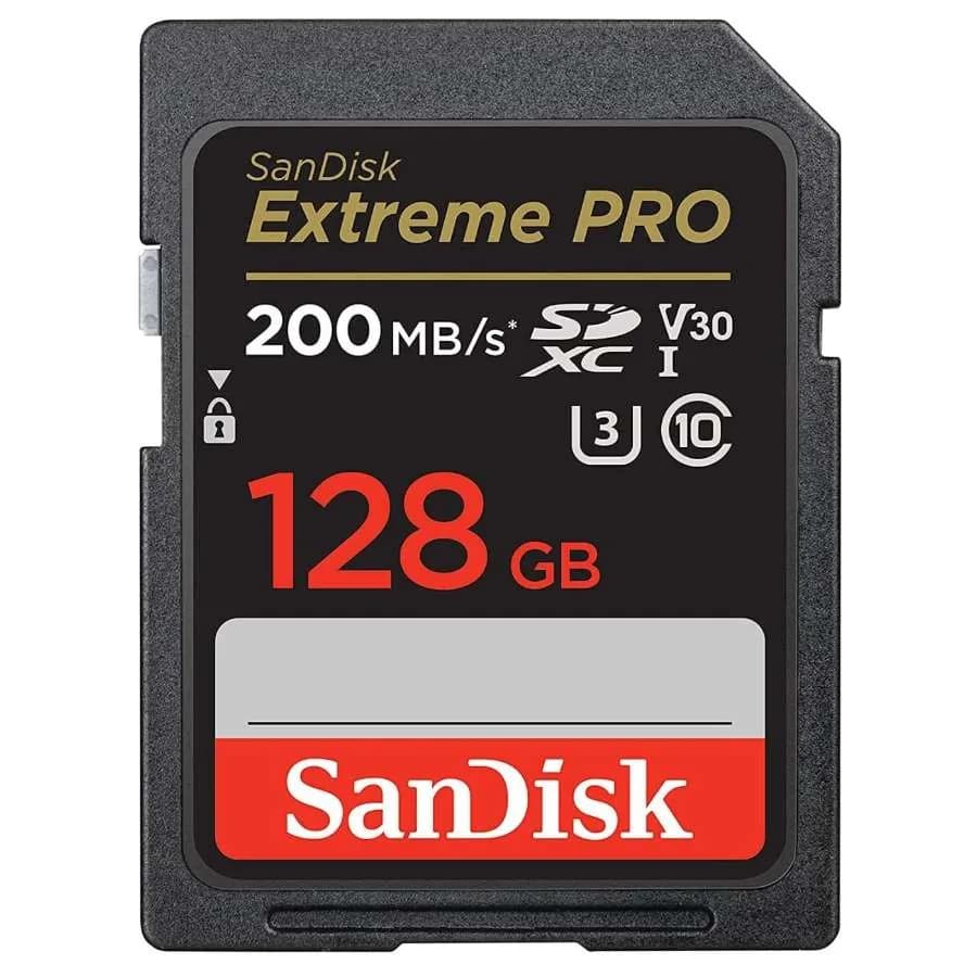 SanDisk Extreme 128GB microSDXC UHS-I Memory Card – Up to 200MB/s Read, 90MB/s Write